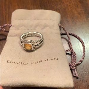 100% Authentic David Yurman citrine ring